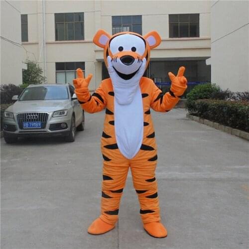 Tigger Mascot Costume Cartoon Mascot Costume Character cosplay Costume Cartoon Suit Adult size Festivel day adult