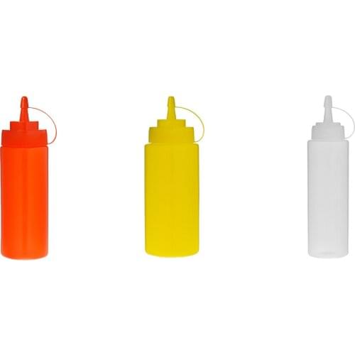 Kitchen Plastic Squeeze Condiment Bottle ​olive Oil Dispensing Cruet Bbq Ketchup Sauce ​vinegar ​oil Dispenser Kitchen Tools