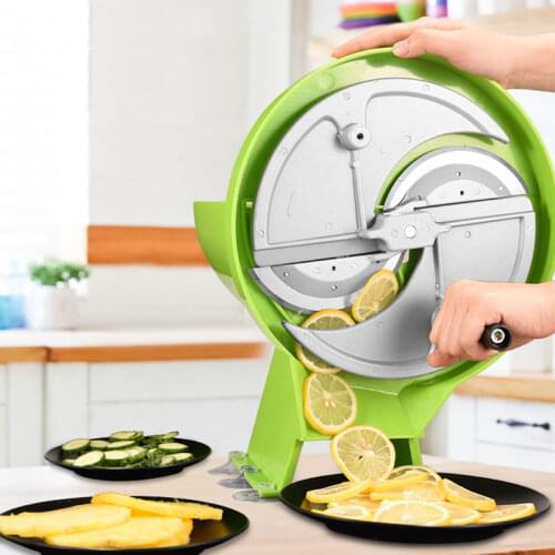 Multifunction Hand shake Fruit and Vegetable Slicer Lemon potato ginger slicer Kitchen slicer