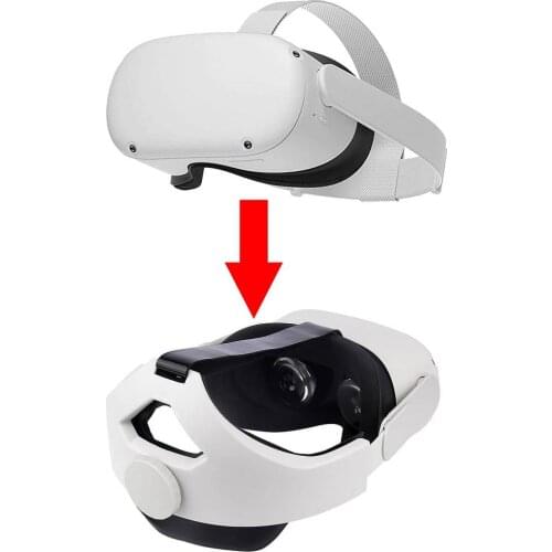 2021 New Adjustable Head Strap For Oculus Quest 2 VR Accessories Reduce Head Pressure Comfort Improve Supporting For Quest2
