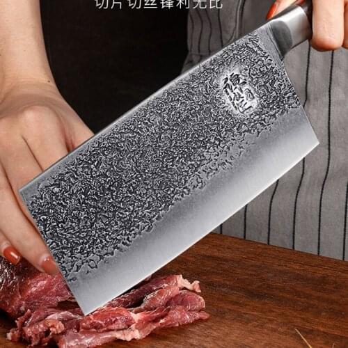Tang Knife kitchen knives sharp slicing knife high hardness meat cleaver kitchen knife chef special knives 5CR15MOV steel