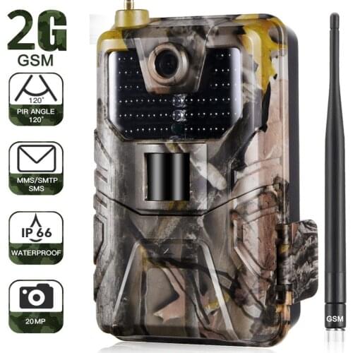 HC900M Hunting Trail Cameras 20MP 1080P Wildlife Camera Photo Traps Night Vision 2G SMS MMS SMTP Email Cellular Surveillance