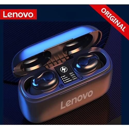 Original Lenovo HT18 TWS Bluetooth 5.0 Earphone LED Display Earbuds HIFI Stereo Wireless Headset with Mic 1000mAH Charging Box