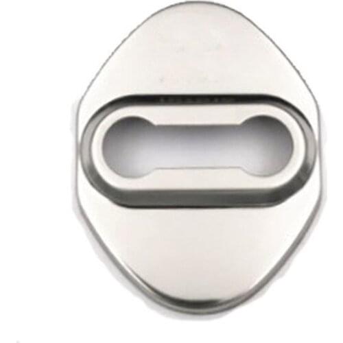 FIT For Toyota Camry Highlander Corolla C-HR RAV4 HIACE Aygo Door Lock Cover Caps Protective Stainless Steel Car-styling