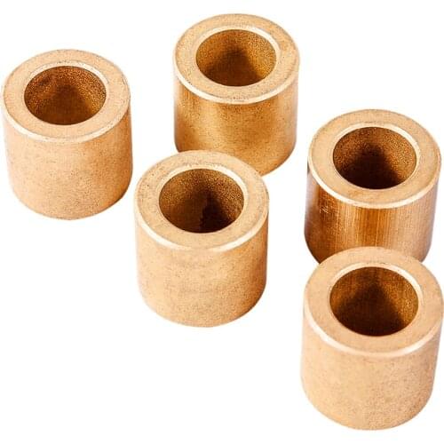 5pcs Self-lubricating Copper Sleeve Bearings Slide 3D Printer Bearings Metallurgy Bushing Brass 3D Printer Parts 8*12*15mm