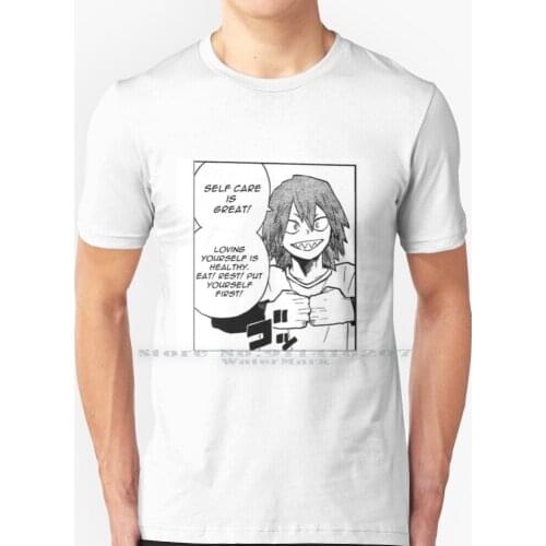 Self Care Kirishima T Shirt 100% Pure Cotton Kirishima Kirishima Eijirou Boku No Hero Mha Bnh Bakugo Self Care Kawaii Weeb