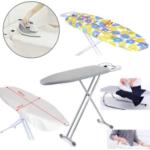 Ultra Thick Heat Retaining Felt Ironing Iron Board Cover Easy Fitted ( iron board is NOT included) 140*50cm Random Color