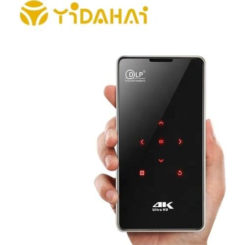 YIDAHAI P09 classic Full Native Wifi Android smart Mini Pocket Portable outdoor and home theater mobile LED HD DLP Projector