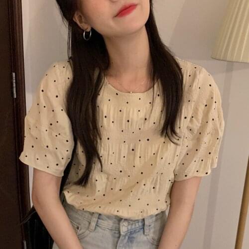 Блузки в горошек YMXJYWL China At AliExpress