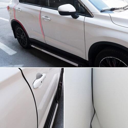 5M Car Door Protection Edge Guards Trim Strip For Mitsubishi ASX Outlander Pajero KIA RIO Ford Focus Hyundai IX35 Solaris