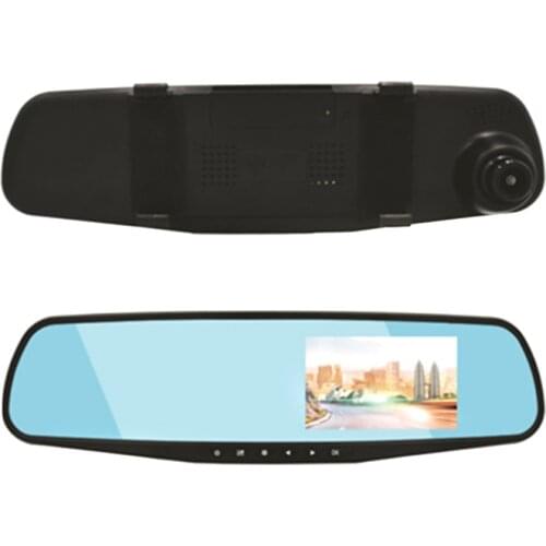HD 1080P 2.8" LCD Display Screen Rear View Mirror Dash Cam Camera Video Recorder Night Vision DVR C66