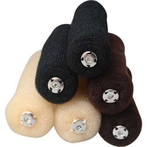 1 Pcs Women Hair Bun Maker Donut Magic Foam Sponge Shaper Ring Hairstyle DIY Twist Accessories Hair Styling Tools Wholesale