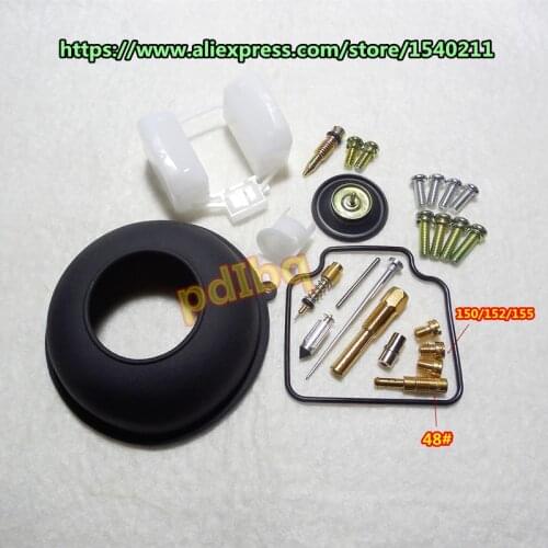 1 pcs/pack)1993~04 years HMHonda XR650 Motorcycle Single cylinder Keihin Carburetor Repair kit With vacuum diaphragm and float
