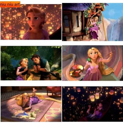 DIY Diamond Painting Disney Princess Belle Cartoon Beauty and The Beast Square Diamond Painting Cross Stitch Mosaic Decor Gift