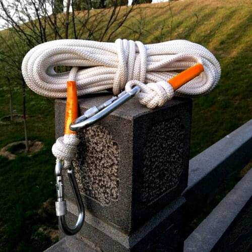 Automotive emergency rope wire core fire safety rope flame retardant escape rope outdoor climbing life - saving emergency rope