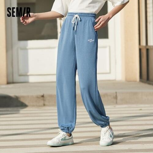 SEMIR Sweatpants Women Casual Pants 2020 New Pants Ladies Summer Slim Carrot Pants Sports Pants
