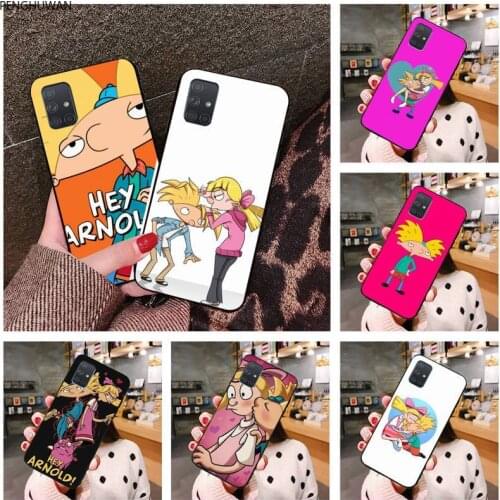 Cartoon Hey Arnold Helga love Shell Phone Case For Samsung Galaxy A21S A01 A11 A31 A81 A10 A20E A30 A40 A50 A70 A80 A71 A51