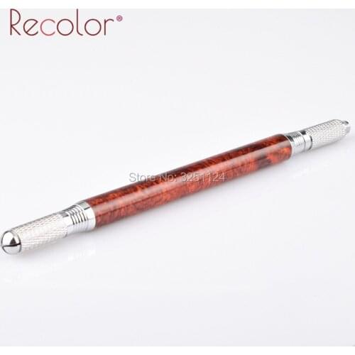 Double Heads Tebori Pen Eyebrow Microblading pen for 3D permanent makeup eyebrow tattoo manual pen