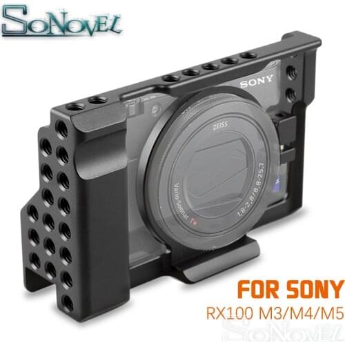 Aluminum Alloy RX100 Camera Cage Kit for Sony RX100 III IV V Camera Stabilizer for Sony RX100 M3 M4 M5 Camera frame