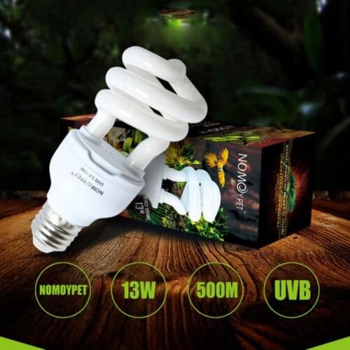 Reptile UVB 5.0 10.0 Lamp Bulb For Turtle Lizard Snake Lguanas Heat Calcium Lamp Bulb Energy Saving Light Reptile E27