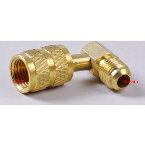 LETAOSK New 1PCS M1/4SAE-F5/16 Refrigeration Adapter Connector Adaptor for R410A Gauges Hose