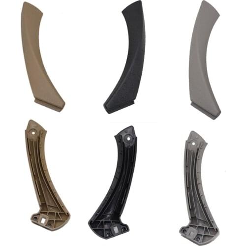 Car Inner Handle Interior Door Panel Pull Trim Cover Gray Beige Black left Right For BMW 3 series E90 E91 316 318 320 325 328