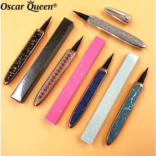 Mink Eyelash Liner Glue Pen Waterproof Eyeliner Lash Liner Pencil Glue-free Magnetic-free With Pack Cases Liners Packaging Boxes