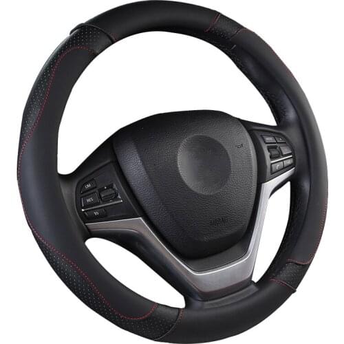 New Fashion Sports Car Steering Wheel Cover Wrap Suitable For 37-38CM/14.5"-15" M Size For BMW VW AUDI Benz SKODA Opel Ford etc