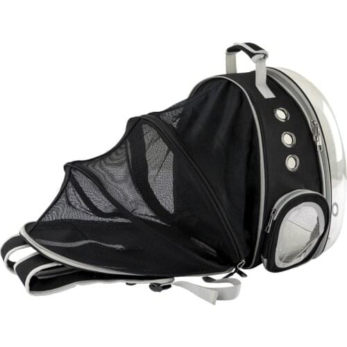 Expandable Cat Carrier Backpack Portable Pet Puppy Traveling Outdoor Backpack Transporter Conveyor Cats Bag Pet Supplie