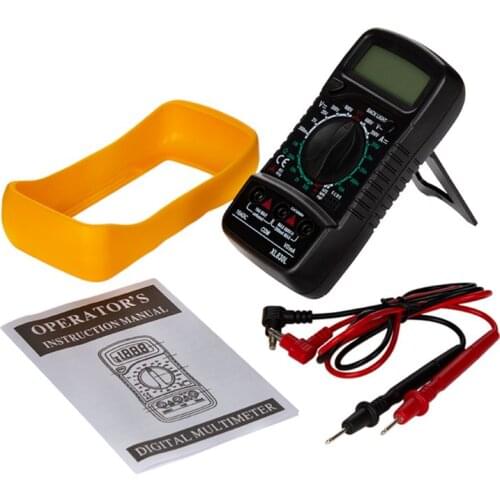 Portable Digital Multimeter Backlight AC/DC Ammeter Voltmeter Ohm Tester Meter XL830L Handheld LCD Multimetro Voltage