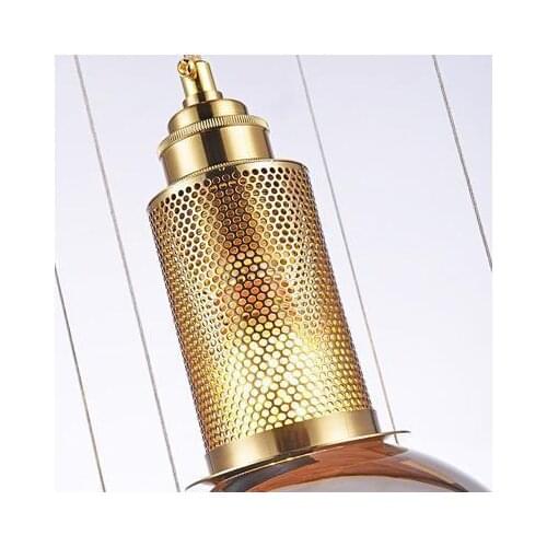 Modern lustre pendente hanglamp crystal restaurant Home Decoration E27 Light Fixture LED pendant lights luminaria pendente