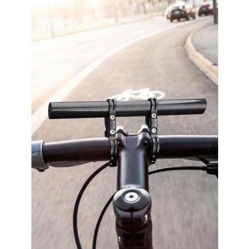 Double Bicycle Extension Bracket Bike Handlebar Extender Aluminum Alloy Bicycle Handlebar Extension Bracket Bicycle Accessories