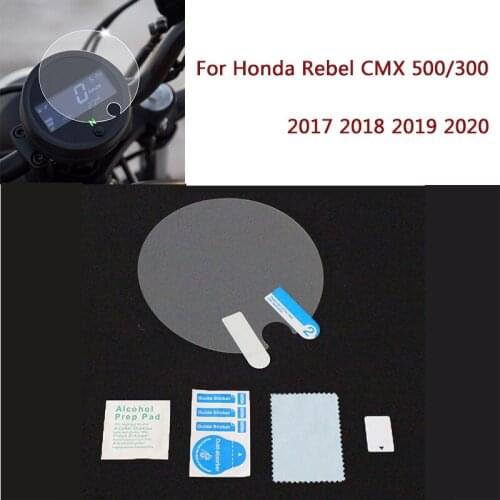 For Honda Rebel CMX 500 Dashboard Speedo Cluster Scratch Screen Protector Film 2017 2018 2019 2020 CMX500 Motorcycle Accessories