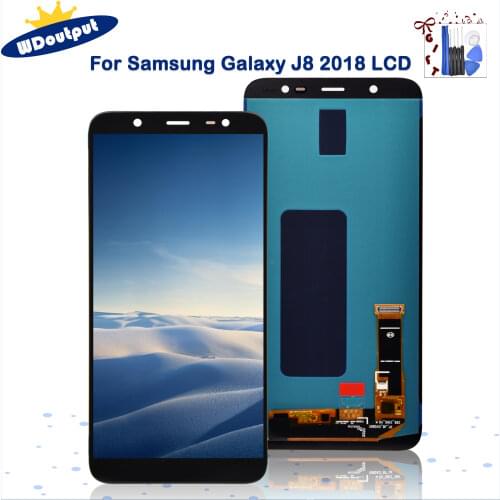 6.0 AMOLED LCD For Samsung Galaxy J8 2018 J810 LCD Display Touch Screen Digitizer Assembly For Samsung SM-J810M J810F J810Y J810