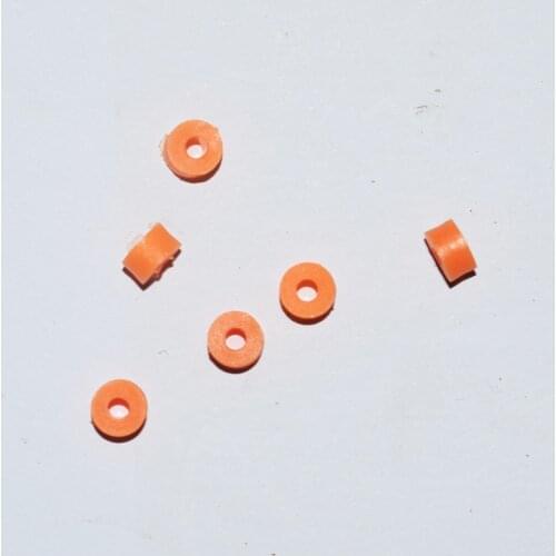100/1000pcs soft 2A plastic flexible sleeve for 2mm axle plastic gasket washer DIY toy accessorie science model parts