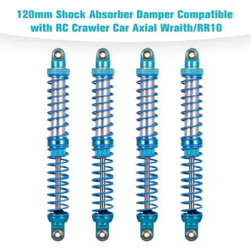 120mm Metal Shock Absorber Damper for RC Car Truck Crawler Compatible with Axial Wraith/RR10 RC Accessories