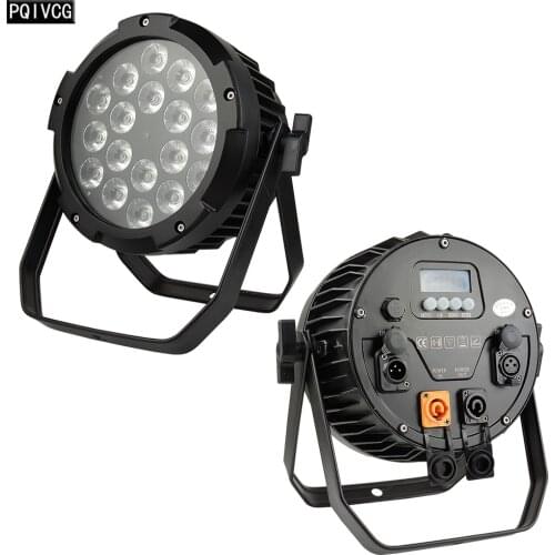 18x18w IP65 Waterproof Par Light 18 PCS RGBWA UV 6in1 LED Outdoor Performance Par Light