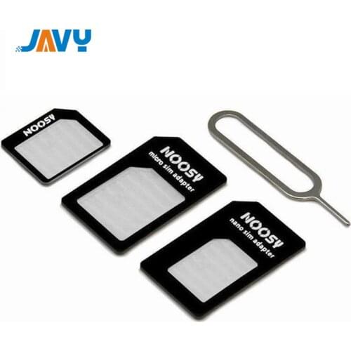 4 In 1 Micro Nano SIM Card Adapter Connector Kit For iPhone 6 7 plus 5S Huawei P8 lite P9 Xiaomi Note 4 Pro 3S Mi5 sims holder