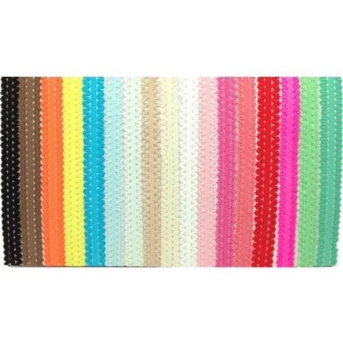 7/8" Double Crown Frilly Edge Lace Elastic Ribbon Fabric DIY Handmade Material ,Baby Headdress Hair Bow Sewing Accessories 10Y