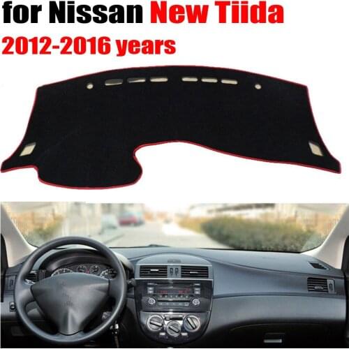 Car dashboard pad For Nissan Tiida 2012-2016 left hand drives Instrument platform dashmat covers desk pad accessories