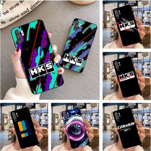 HKS Sports Car Brand Phone Cases For Samsung Galaxy Note20 ultra 7 8 9 10 Plus lite Samsung M21 M31S M30S M51
