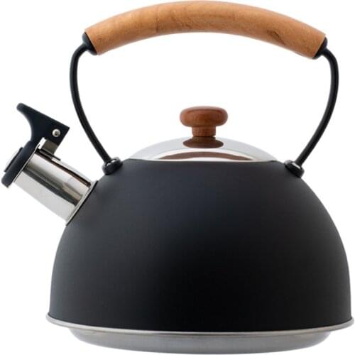 Tea Kettle Teapot High Quality Food Grade Fast To Boil For Hot Water Durable Cool Touch Handle Stainless Steel
