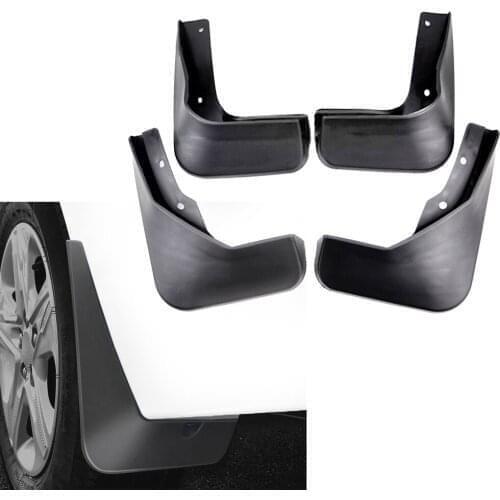 For VW Jetta Sedan 2015 2016 2017 Black Car Front Rear Fender Splash Guards Mud Flaps Mudguard 4x