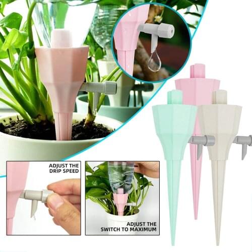 Plant Water Dispenser Automatic Watering Adjustable Drip Irrigation Device watering water Flowerpot plant watering Taper Hot