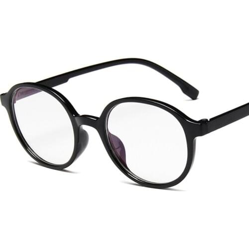 DOISYER New fashion adult anti-blue glasses round frame retro frame all-match transparent jelly color glasses frame