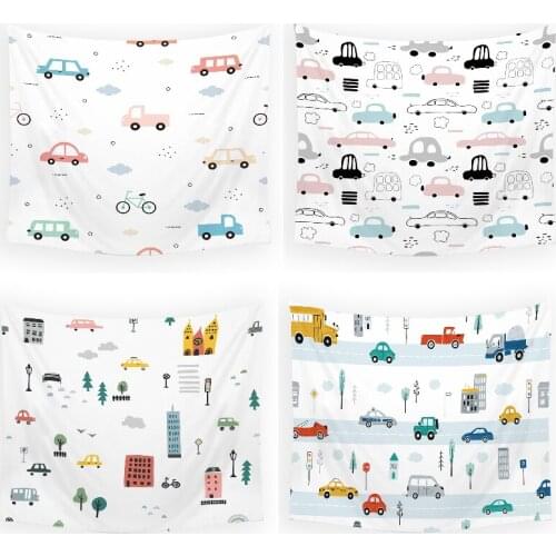 Cartoon car airplane tapestry trippy moon tapestry wall tapestry tapestry aesthetic boho decoration home decor wall tapestry