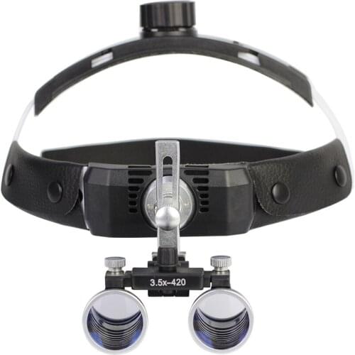 Good Quality adjustable size Dental headband helmat for Portable LED Head Light Lamp Surgical Medical Binocular Loupe