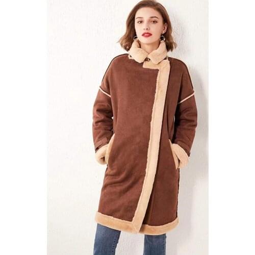 KBAT Women's Suede Coats