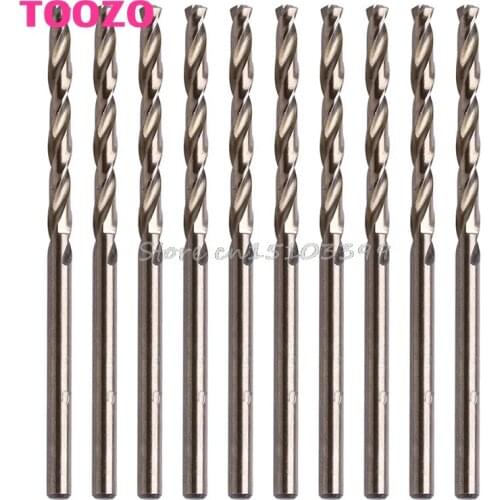 10Pcs/Set 3mm M35 Triangle Shank HSS-Co Cobalt Twist Drill Spiral Drill Bit G08 Whosale&DropShip