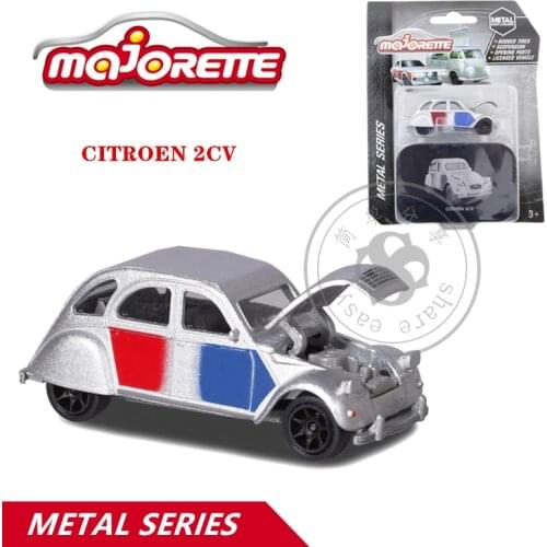 Majorette 1/64 Metal Body+Chassis Series Cars CITROEN 2CV Hot Pop Kids Toys Motor Vehicle Diecast Metal Model